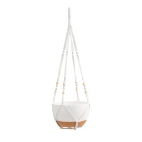 VEVOR Hanging Planters, 10 Inch Self-Watering Hanging Planter, 2 Pack Flower Pots with Drainage Hole & 2 Kinds of Plant Hangers, Plastic Basket P